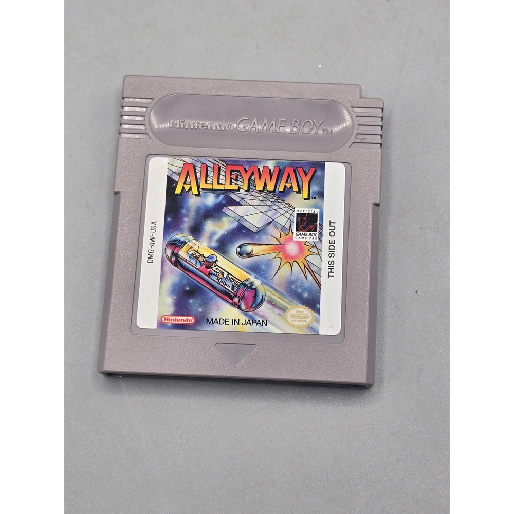 Alleyway Nintendo Game Boy Original DMG-AW-USA Authentic Retro Game Cartridge